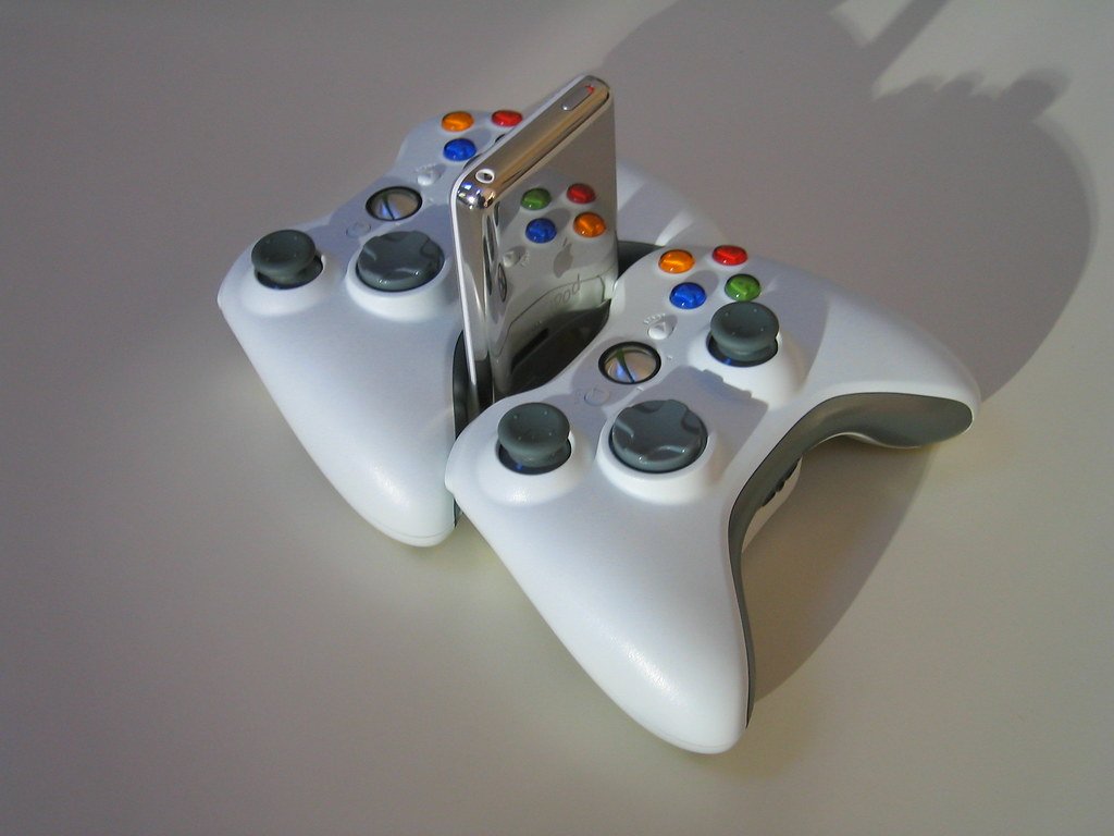 Close-up of a game controller representing a player's gamertag identity